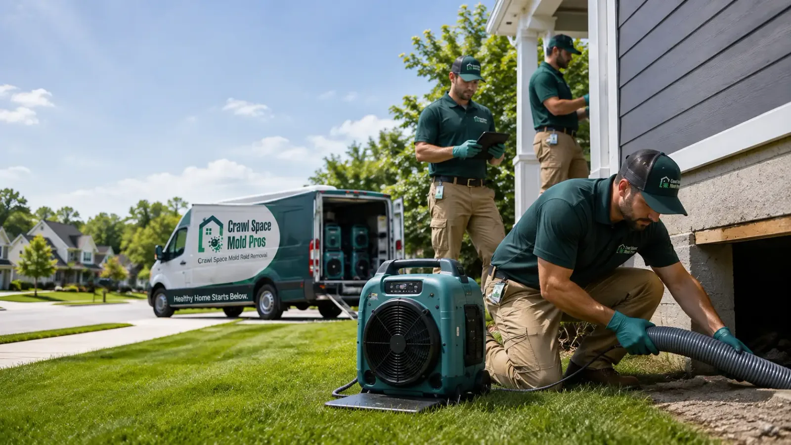 Crawl Space Mold Removal in Glassboro, NJ